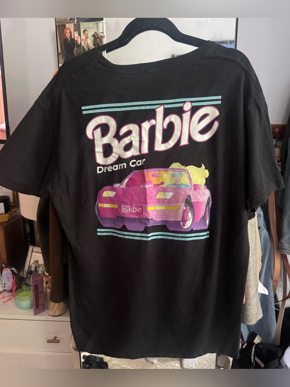 Barbie Movie Black Retro T-shirt
